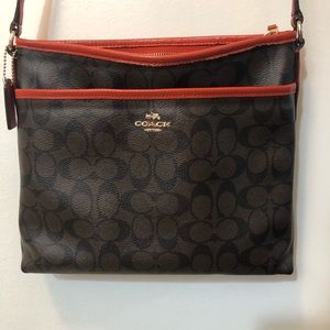 Coach File Crossbody in Signature Canvas